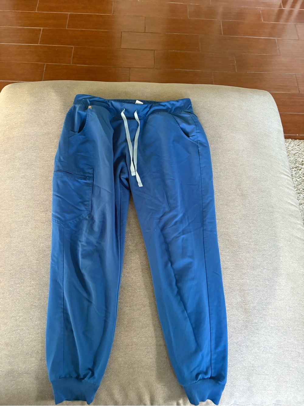 Figs Blue Women's Jogger Pants with Drawstring